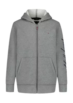 Signature Zip Hoodie by Tommy Hilfiger