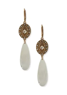 Crystal Stone Drop Earrings by Lainey Wilson