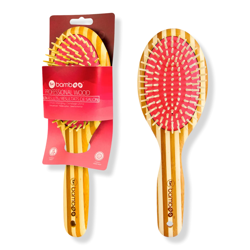 Sustainable Bamboo Brush with Natural Bristles by Tiri Pro