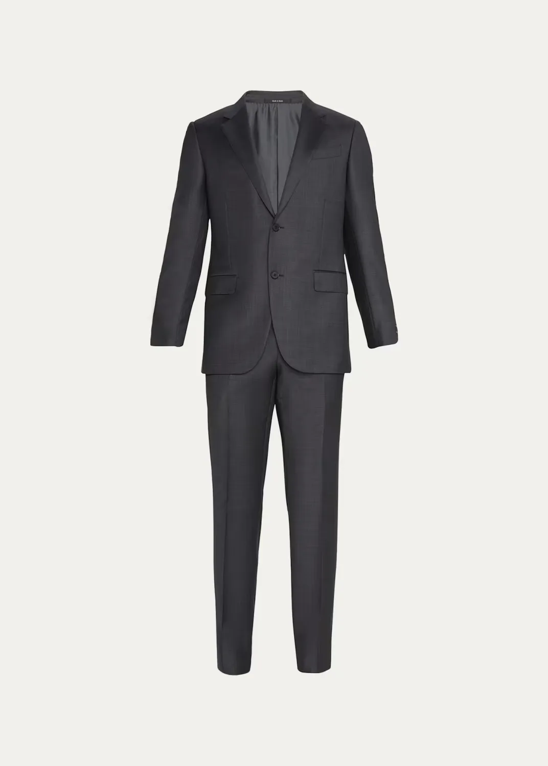 Wool Tic-Weave Suit by ZEGNA
