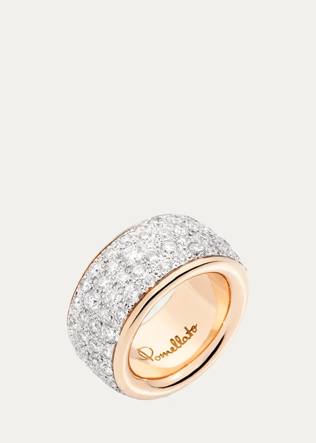 Iconica Maxi 18K Rose Gold Diamond Ring by Pomellato