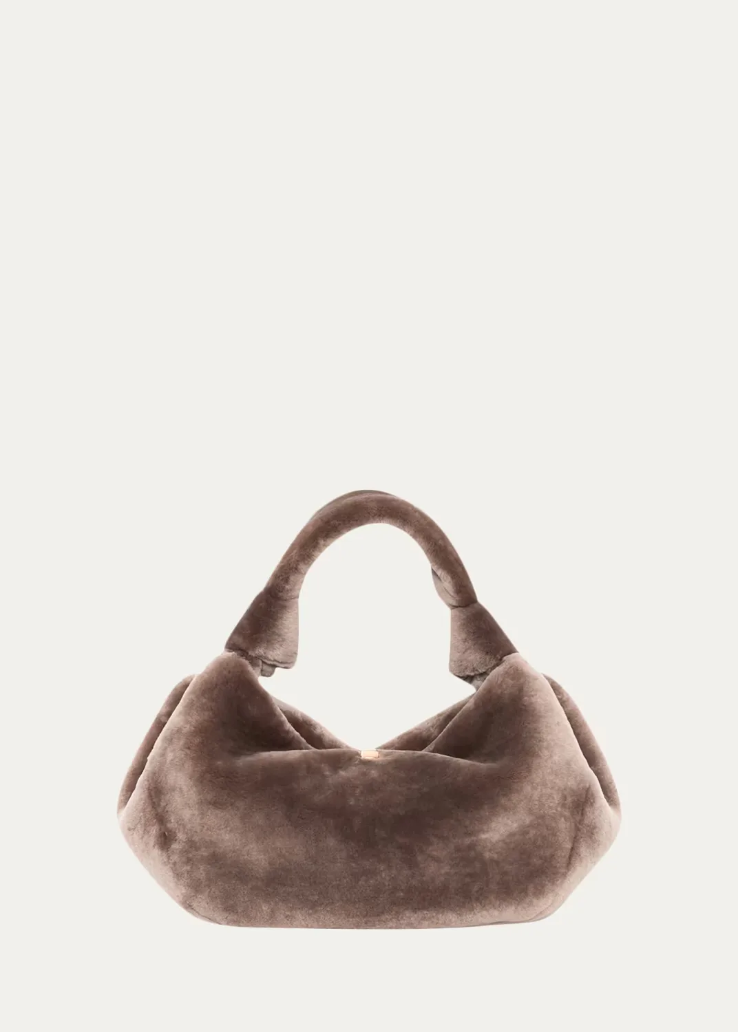 Antonia Small Shearling Shoulder Bag