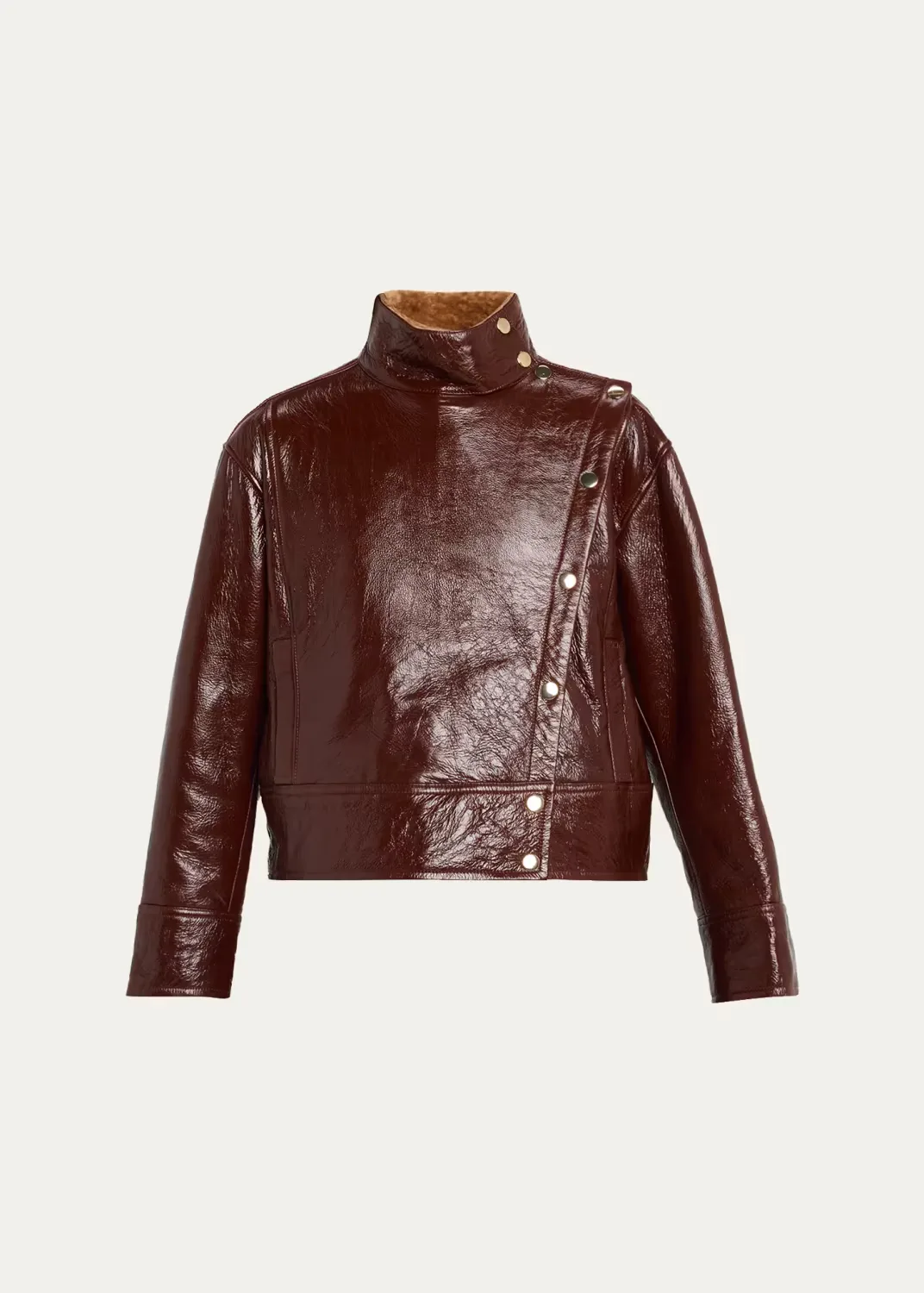 Honora Patent Leather Jacket by Ulla Johnson