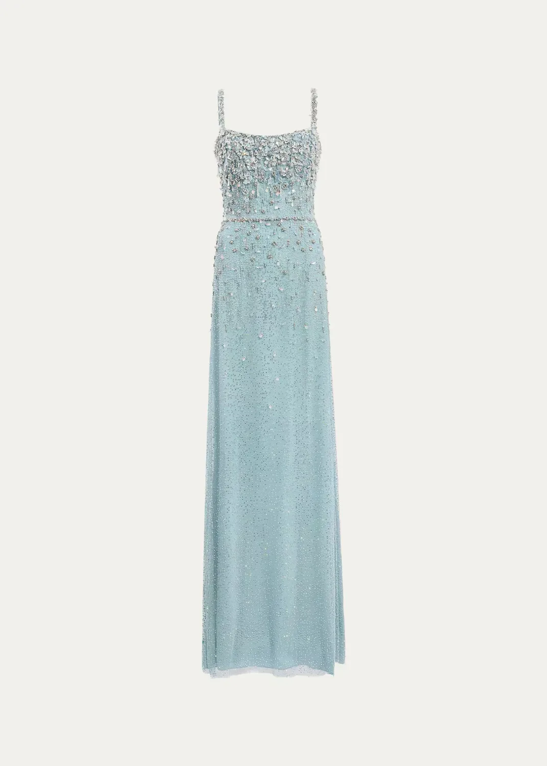 Solstice Degrade Embellished Sleeveless Column Gown by Jenny Packham