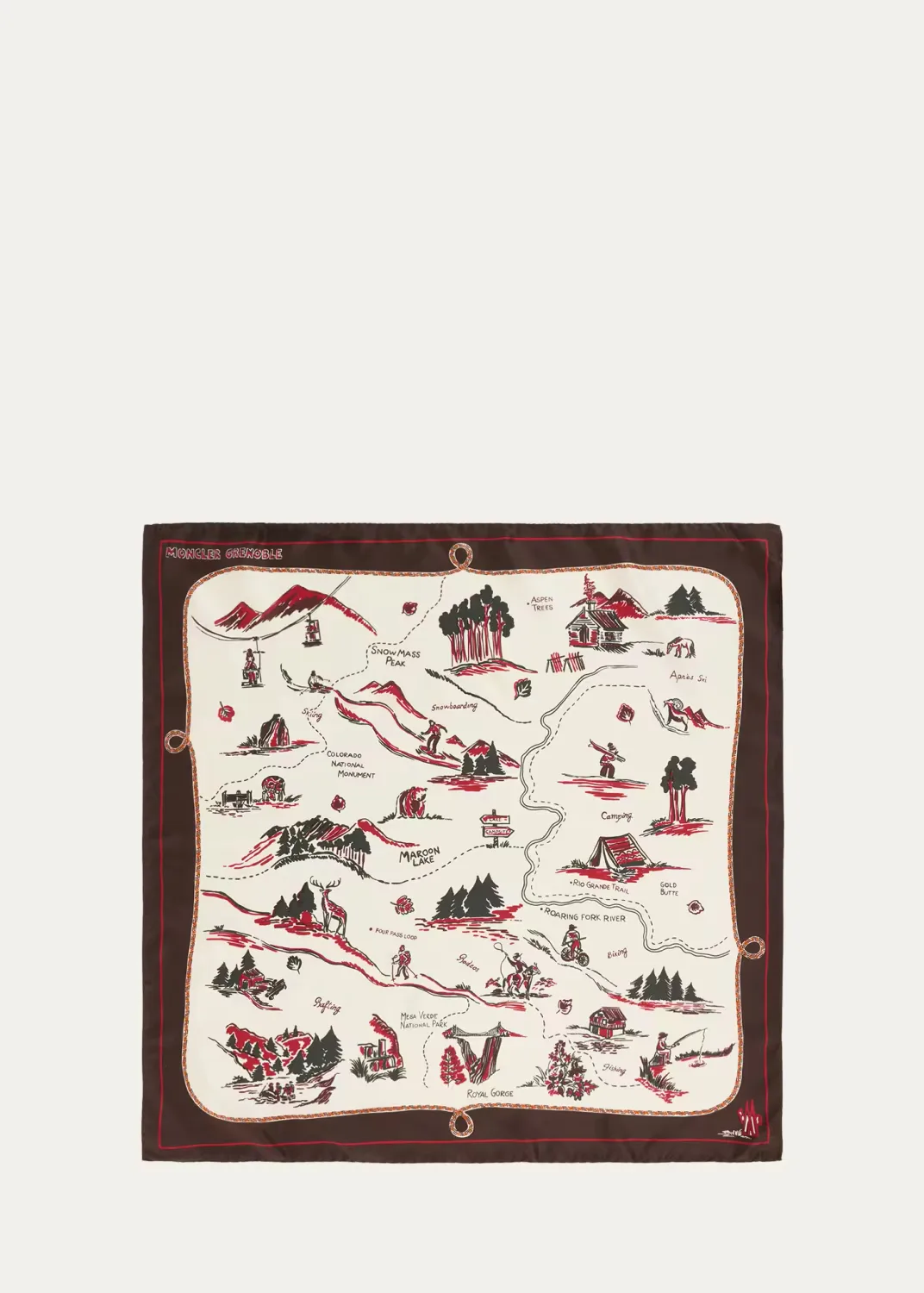 Silk-Blend Foulard by Moncler