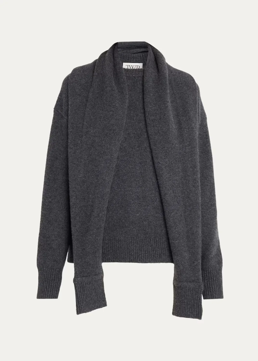 Shrug Cashmere Crewneck Sweater by TWP