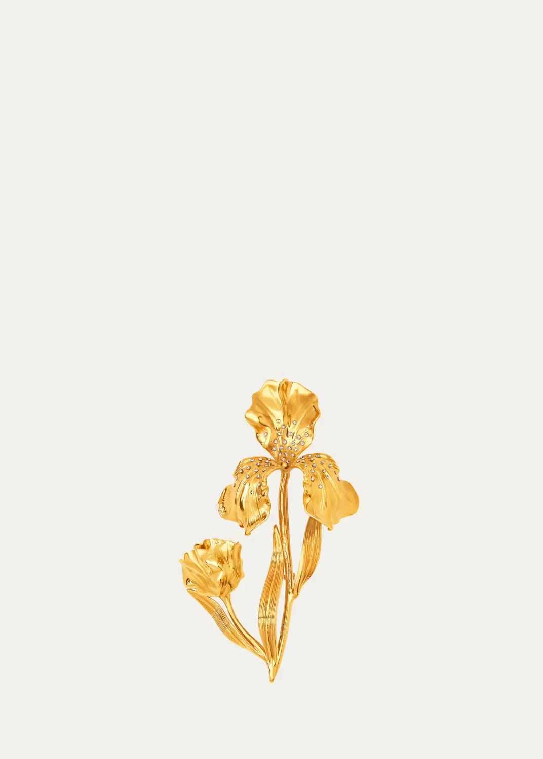 Iris Bouquet Brooch by Oscar de la Renta
