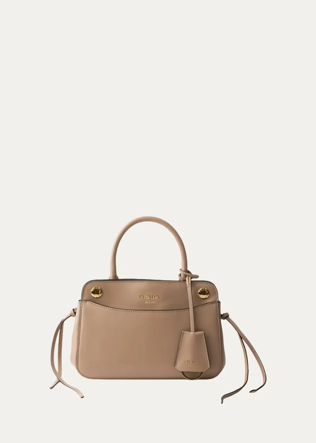 Carry Mini Leather Top-Handle Bag by Prada