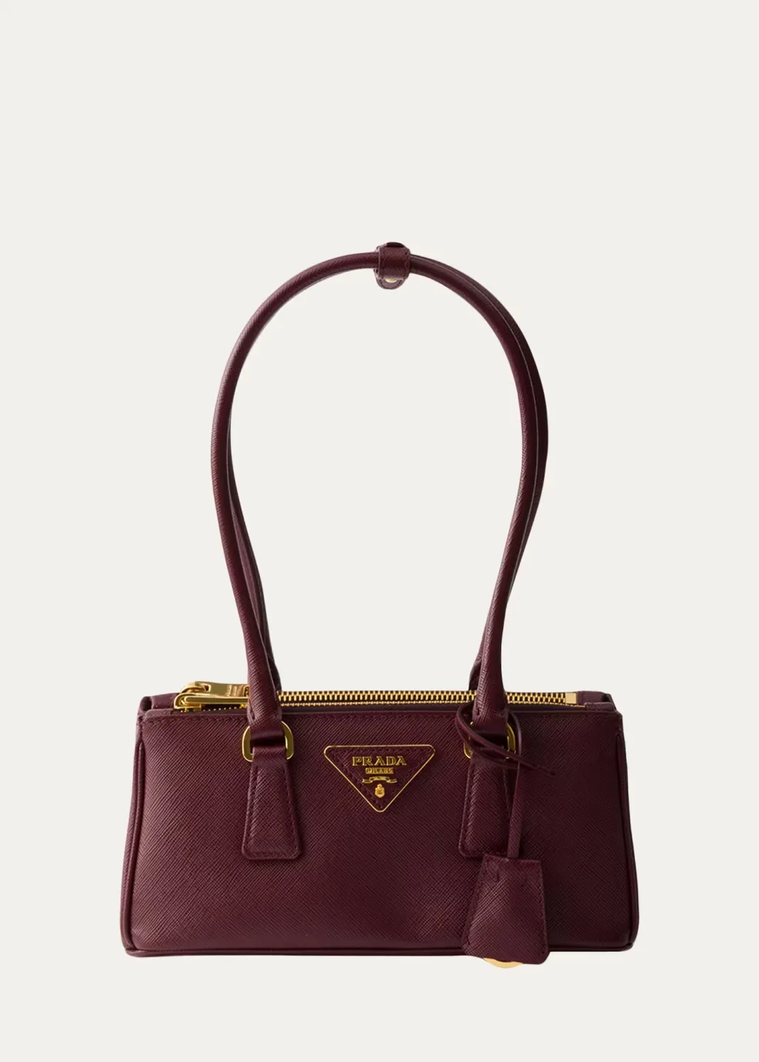 Galleria Mini Saffiano Leather Top-Handle Bag by Prada
