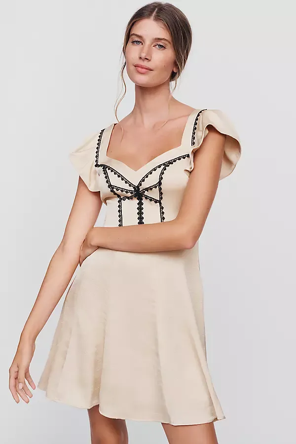Corset-Inspired Mini Dress by Anthropologie
