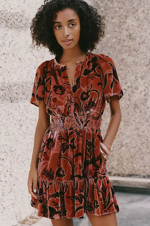 Somerset Velvet Mini Dress