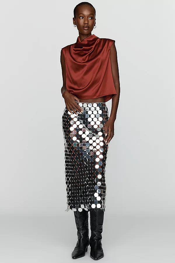 Paillette Sequin Pencil Skirt by Anthropologie