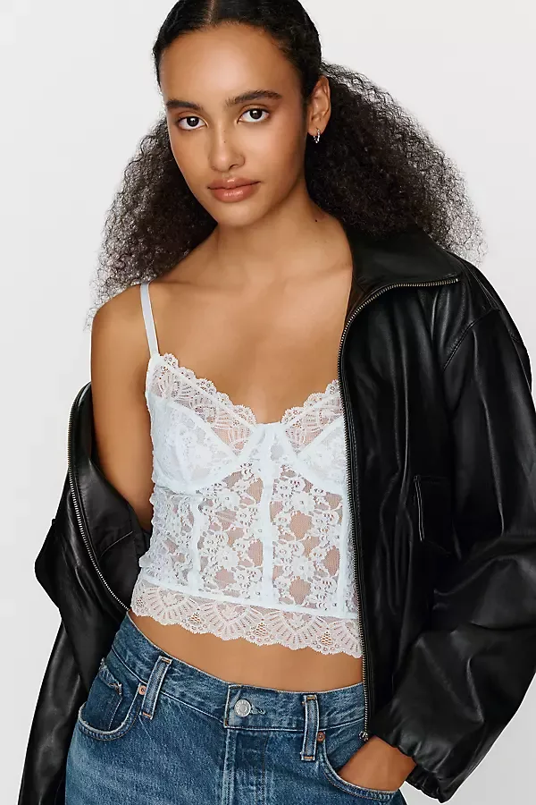Fitted Lace Cami by LyreBird