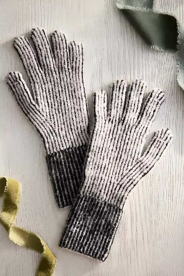 Cozy Stripe Gloves