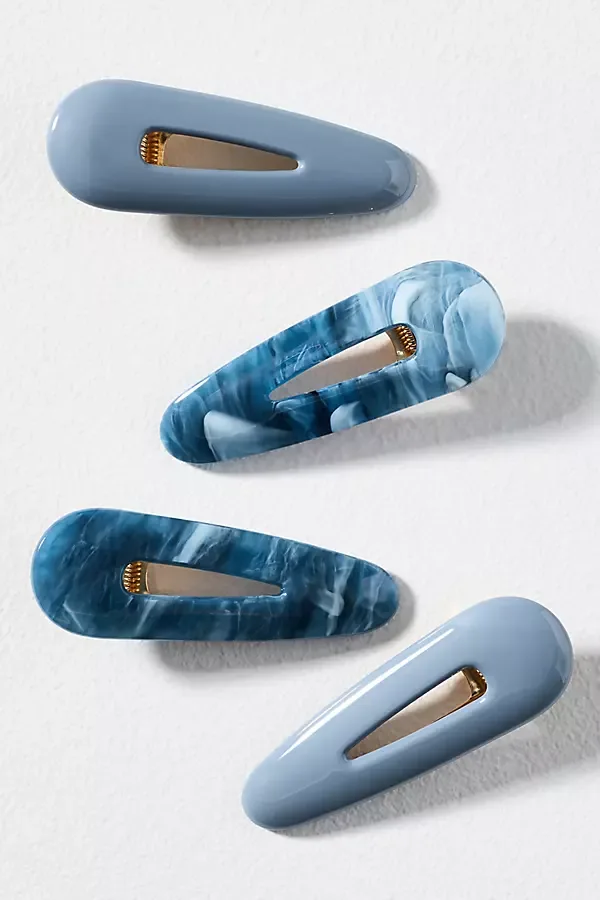 Boxed Hair Clips, Set of 4 by Anthropologie