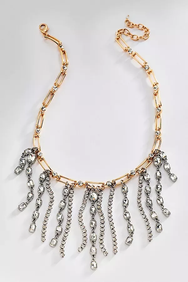 Crystal Fringe Necklace