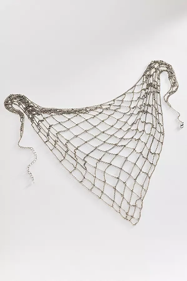 Draped Chainmail Necklace by Anthropologie