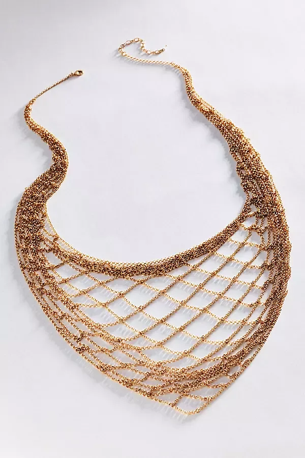 Draped Chainmail Necklace