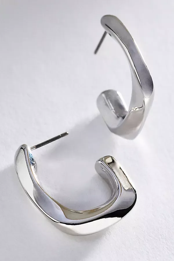 Textured Hoop Earrings