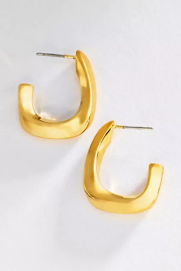 Textured Hoop Earrings