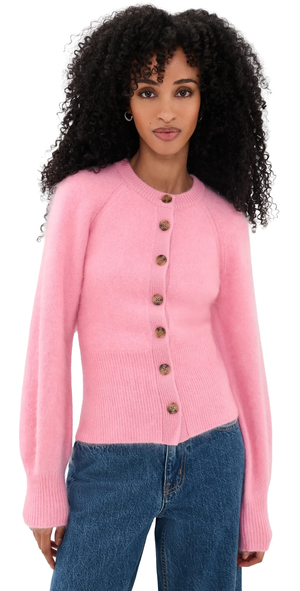 Grizzly Sculpted Cashmere Cardigan by Guest in Residence
