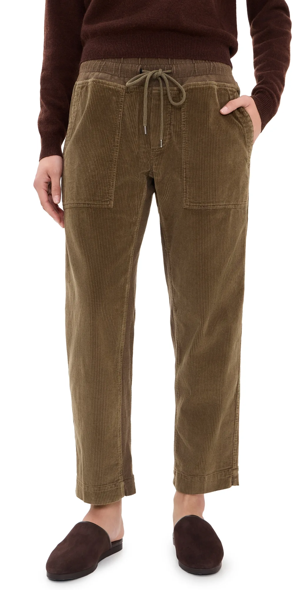 Mix Media Corduroy Pants by James Perse