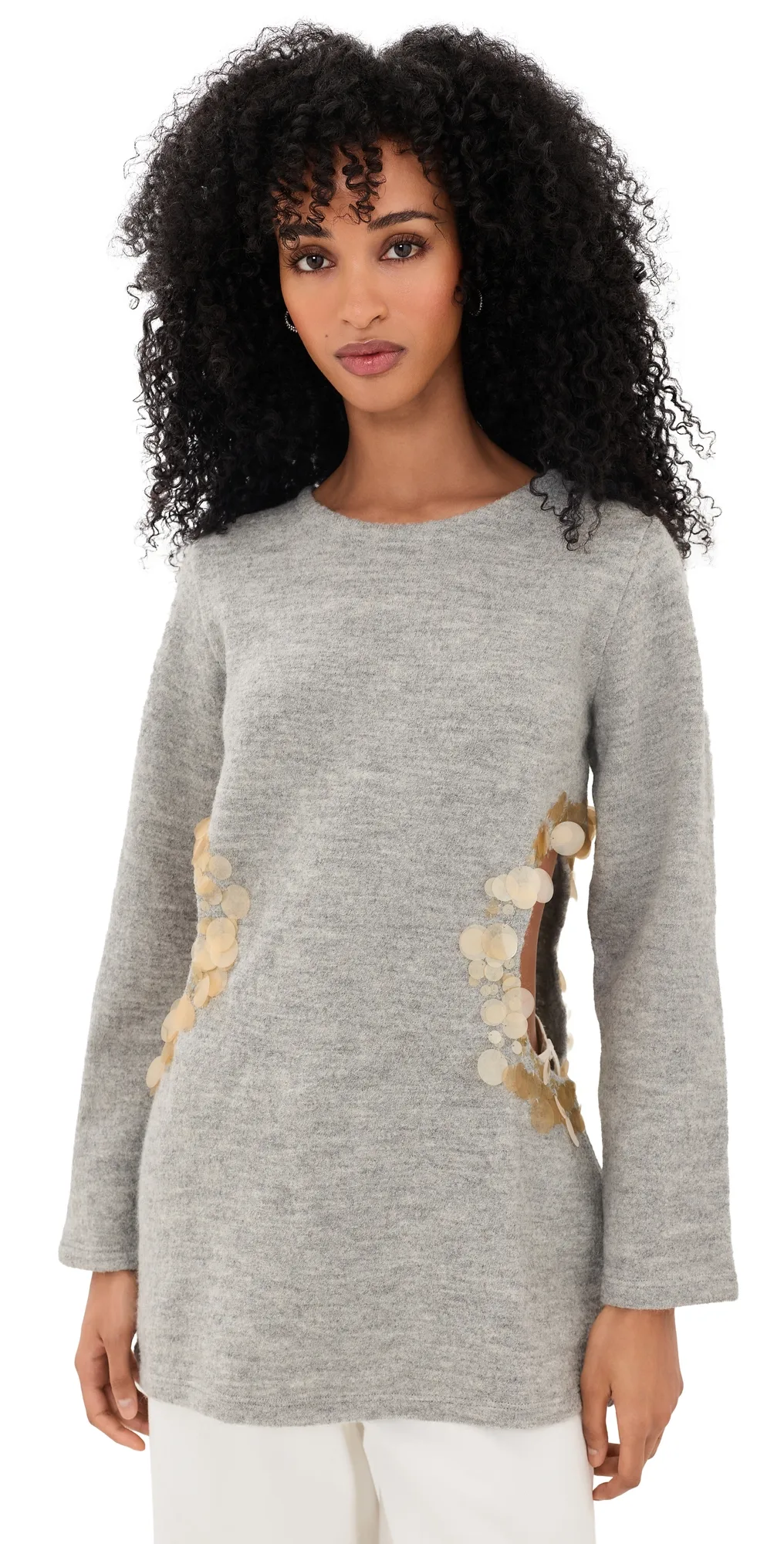 Chan Luu Cut Out Sweater by Chan Luu