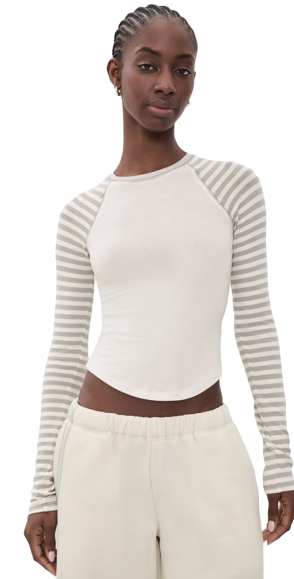 Lioness Bloom Baseball Long Sleeve Tee