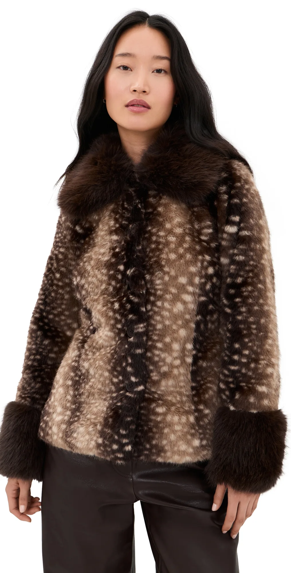 Take a Hike Faux Fur Coat by BLANKNYC