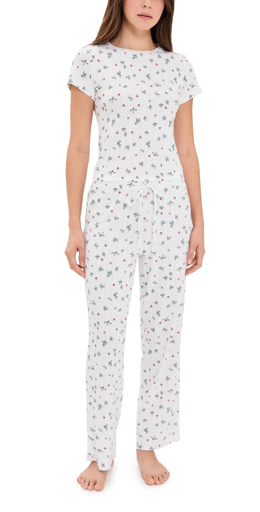 The Cleo Pointelle Pajama Set by Hill House Home