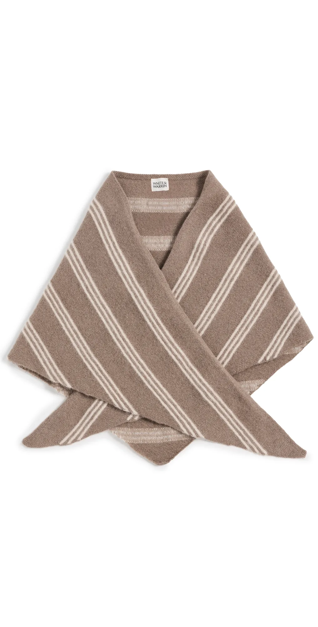 Cashmere Striped Neckerchief by White & Warren