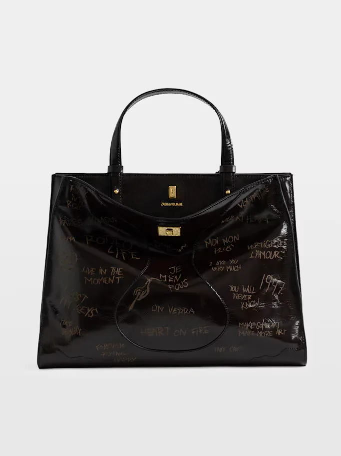 Jack Vintage Patent Laser Bag by Zadig & Voltaire