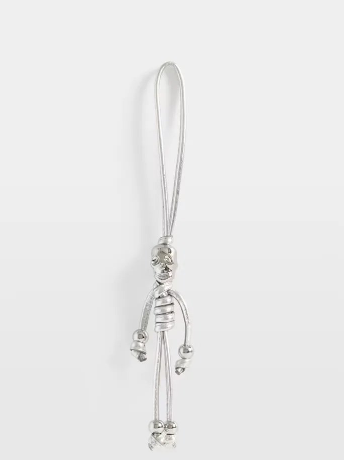 Skull Keyring Vintage Metal Key Ring by Zadig & Voltaire