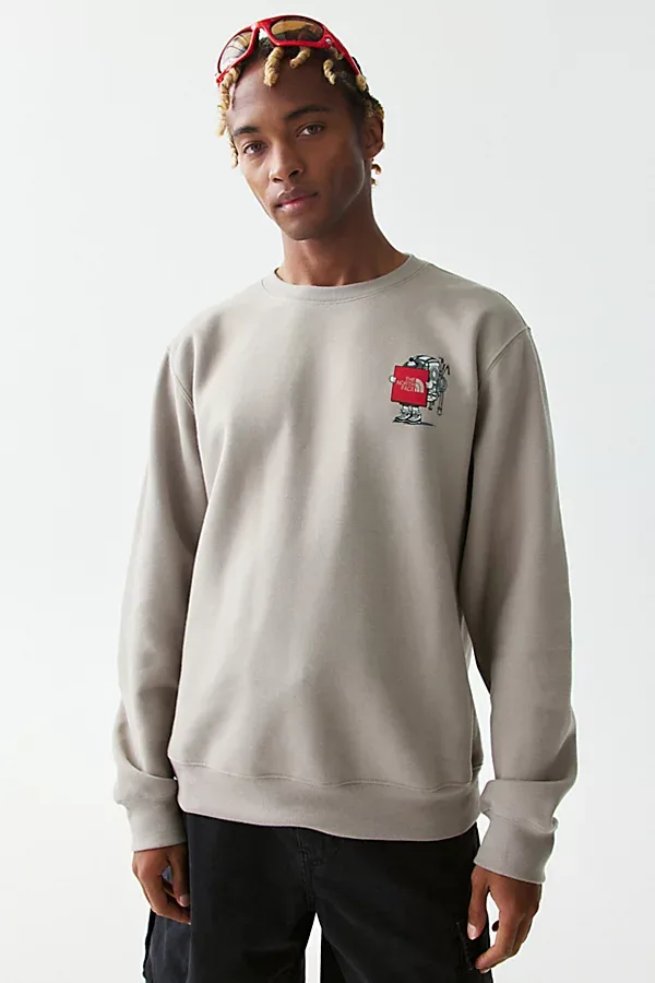 Gear Up Get Out Graphic Relaxed Fit Crewneck Sweatshirt by The North Face