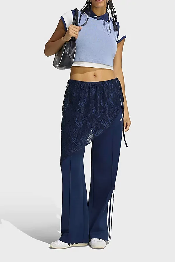 Originals 2-In-1 Firebird Loose Track Pants + Lace Skirt by adidas