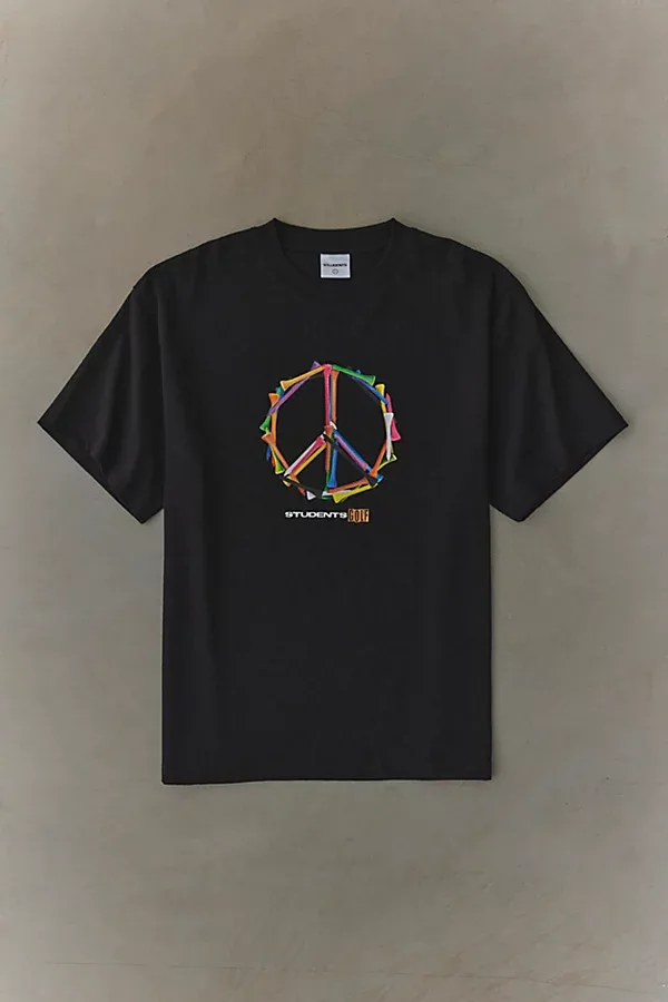 Give Me Peace Graphic Tee by Students Golf