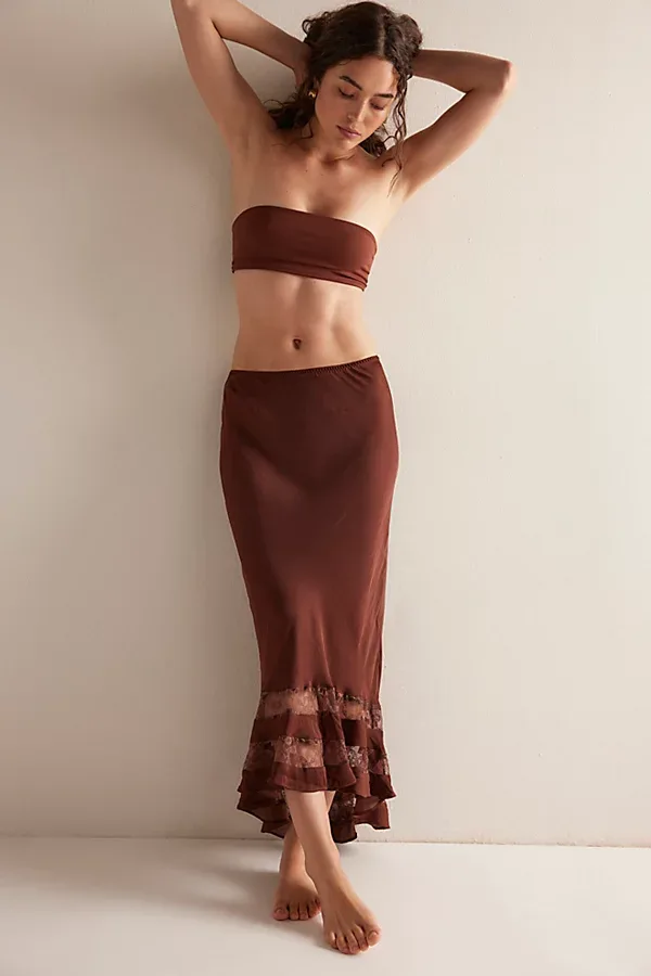 Long Lost Lover Maxi Slip Skirt