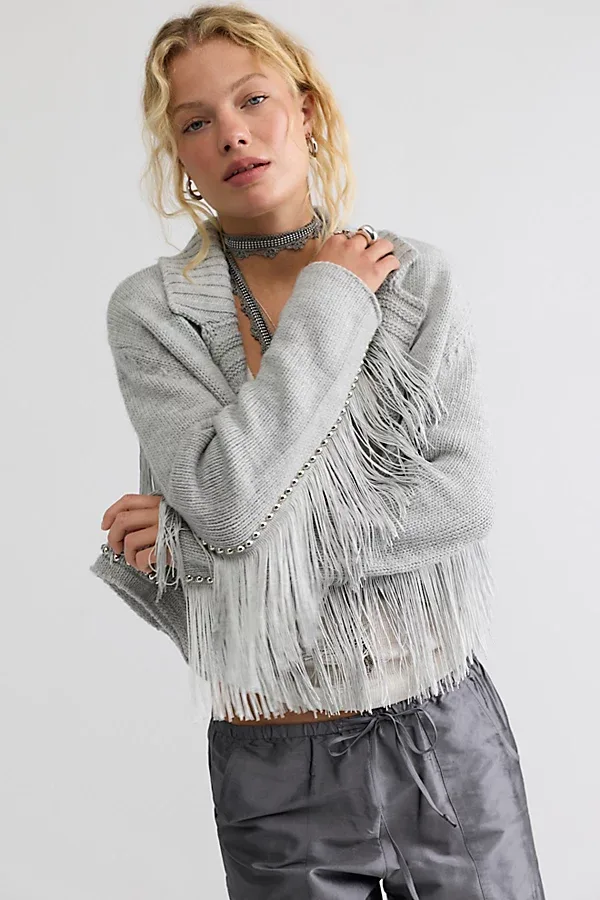 Cropped Rodeo Trench Sweater by Understated Leather