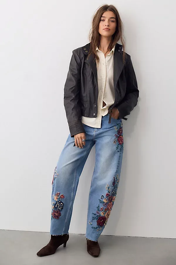 Driftwood Parker Embroidered Jeans by Driftwood