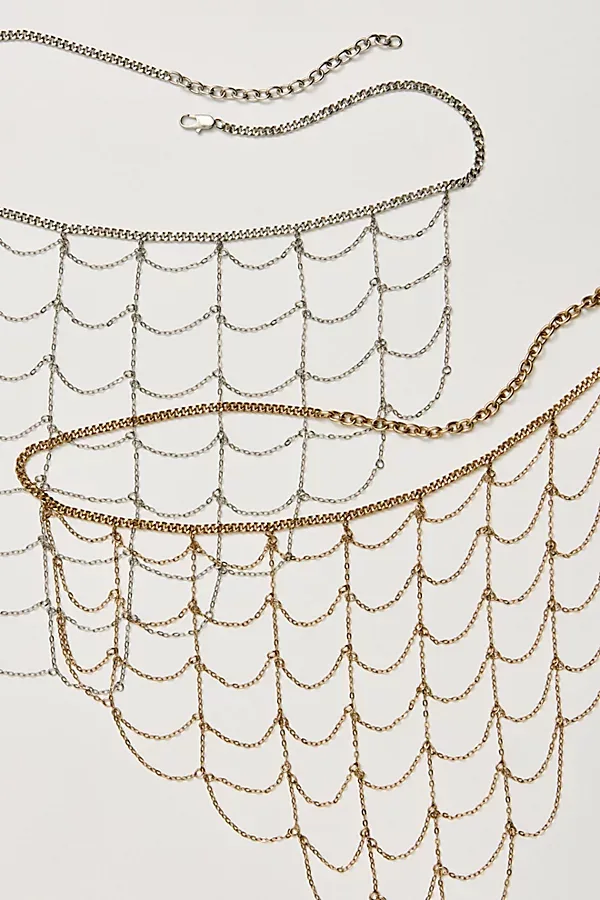 Curtain Call Chain Skirt Belt by Free People