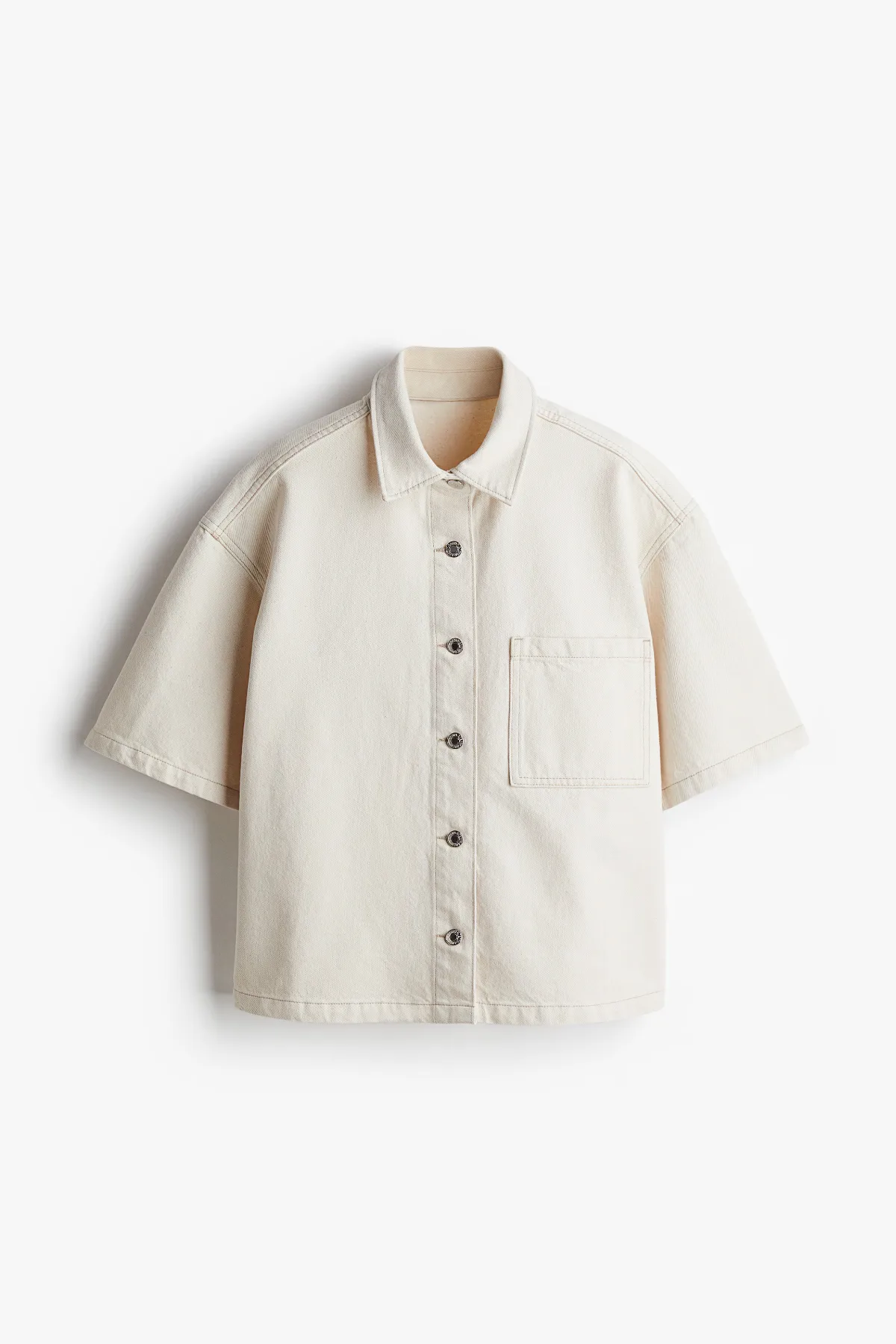 Oversized Denim Shirt by H&M