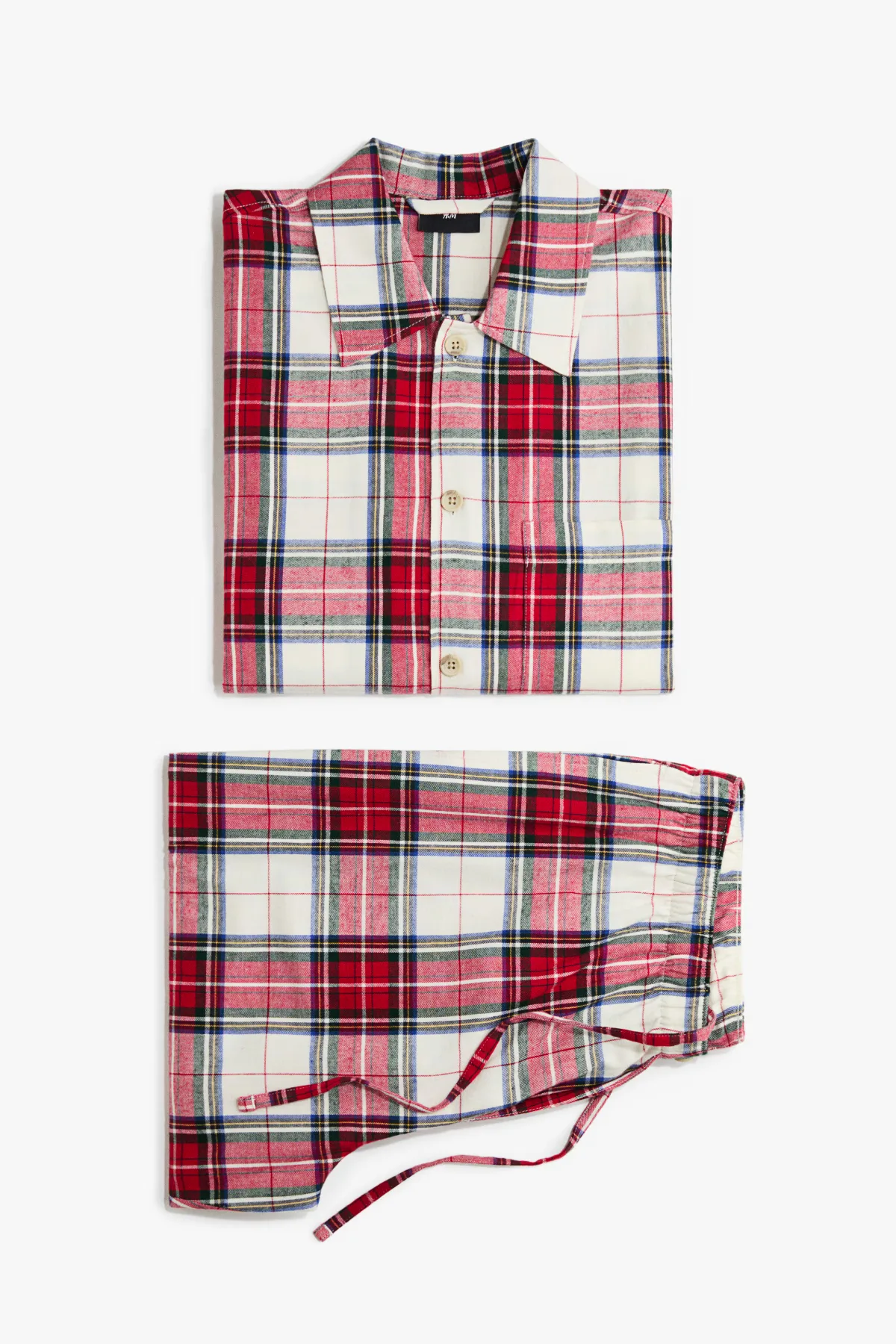 Flannel Pajama Shirt and Pants by H&M