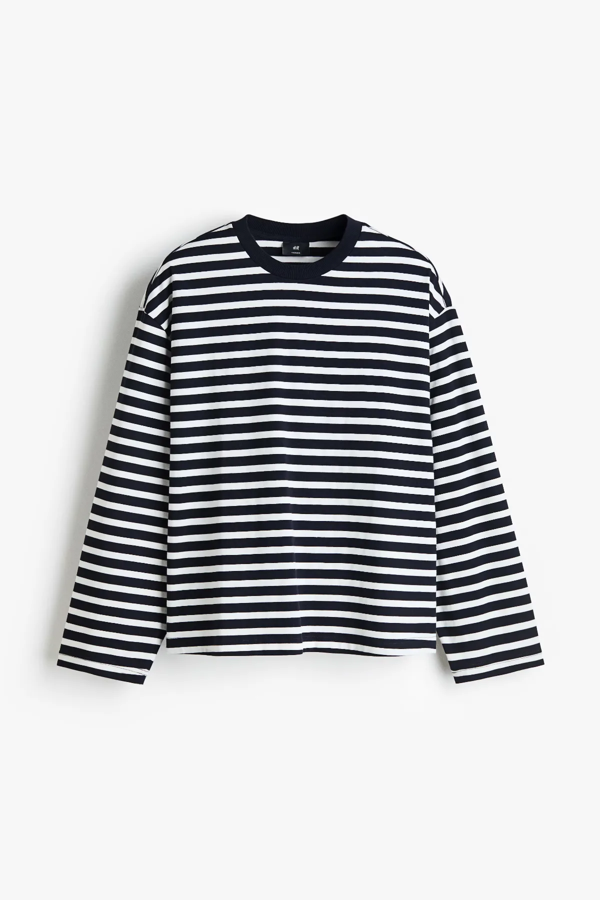 Oversized Long-Sleeved Jersey Shirt by H&M