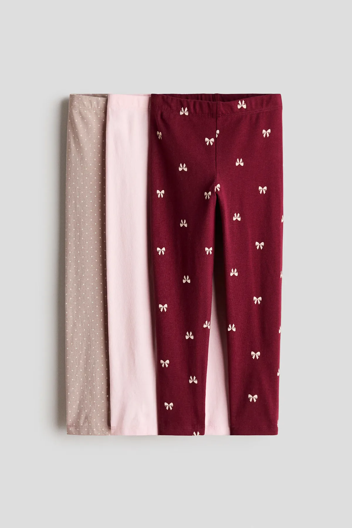 3-Pack Cotton Leggings by H&M