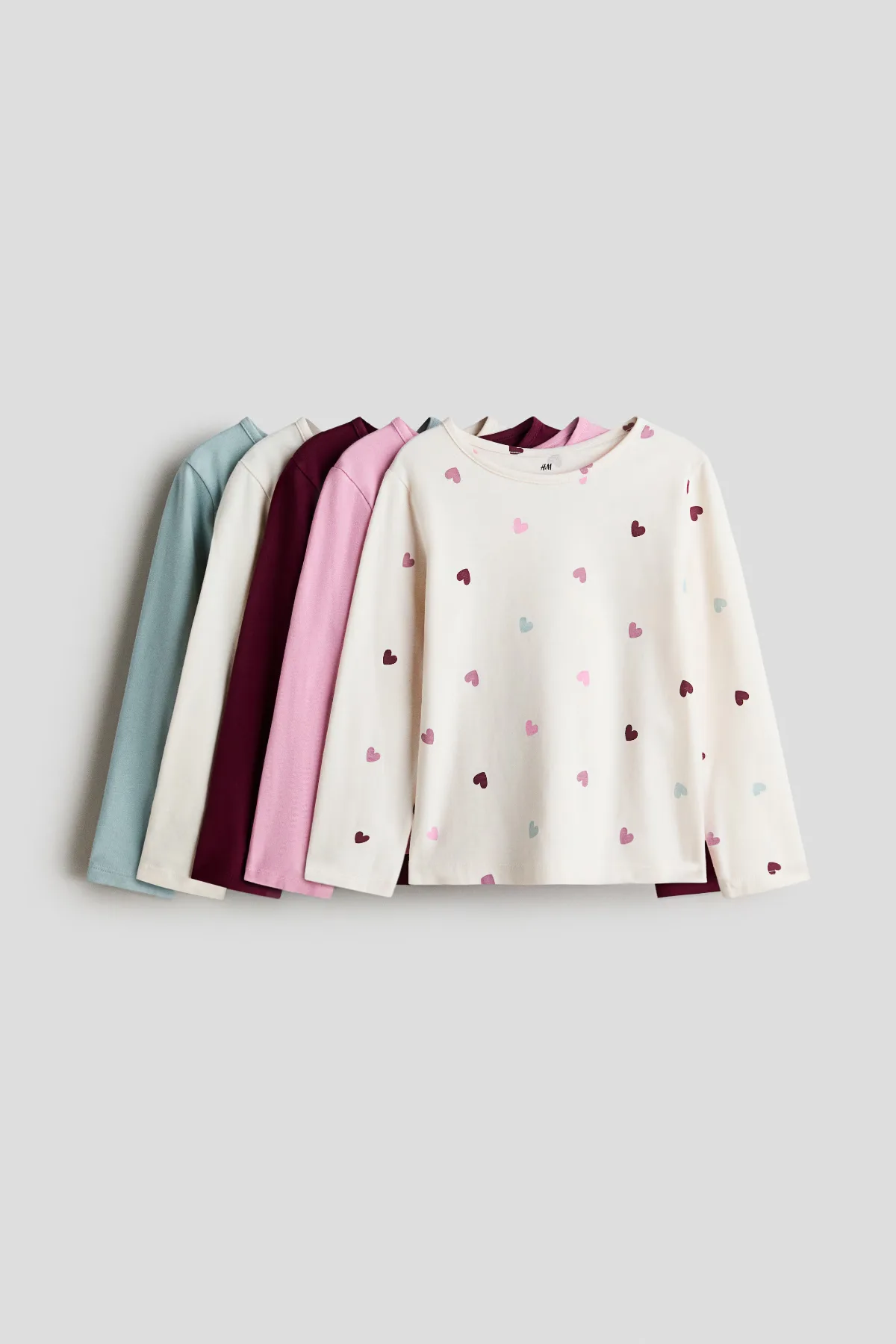 5-Pack Long-Sleeved T-Shirts by H&M