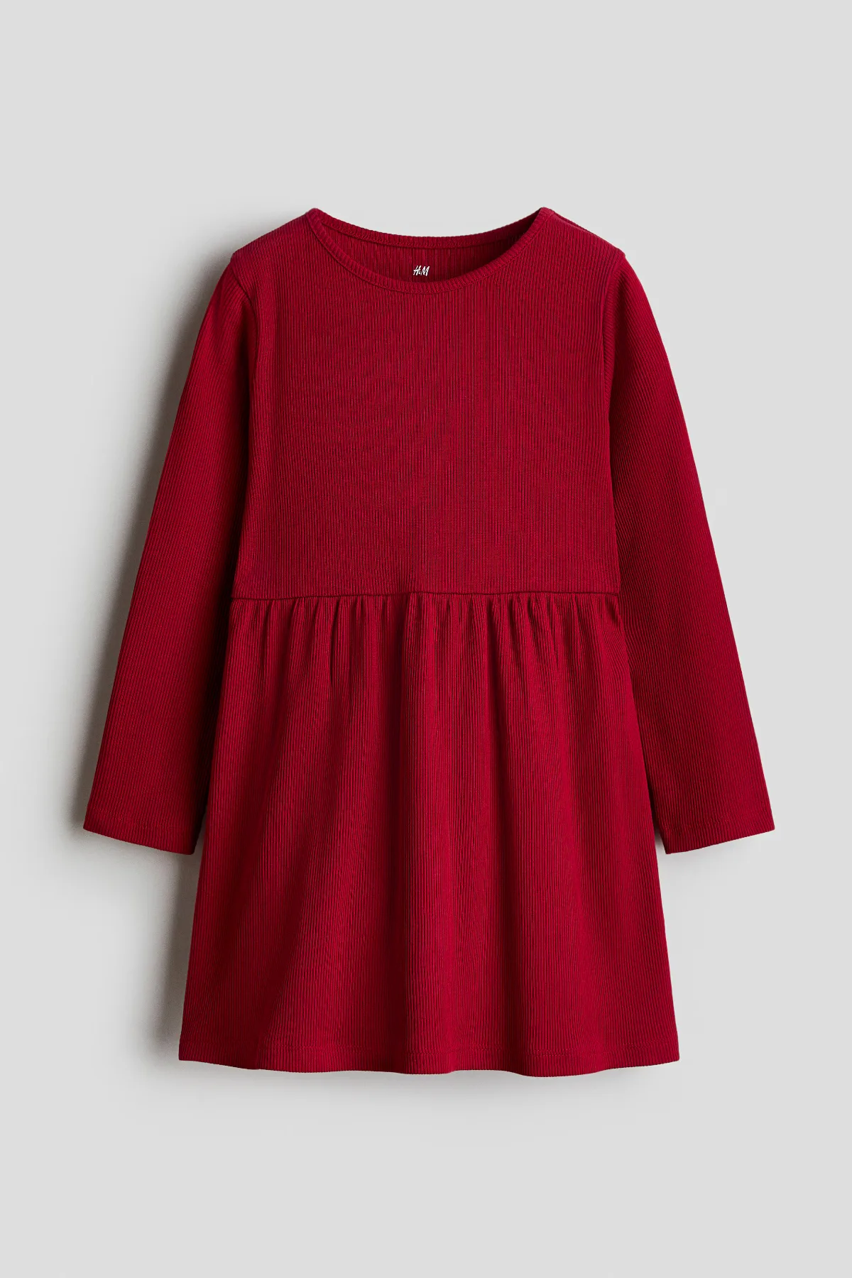 Ribbed Cotton Dress by H&M