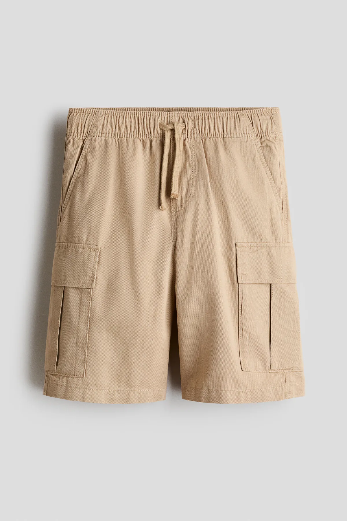 Cotton Twill Cargo Shorts by H&M