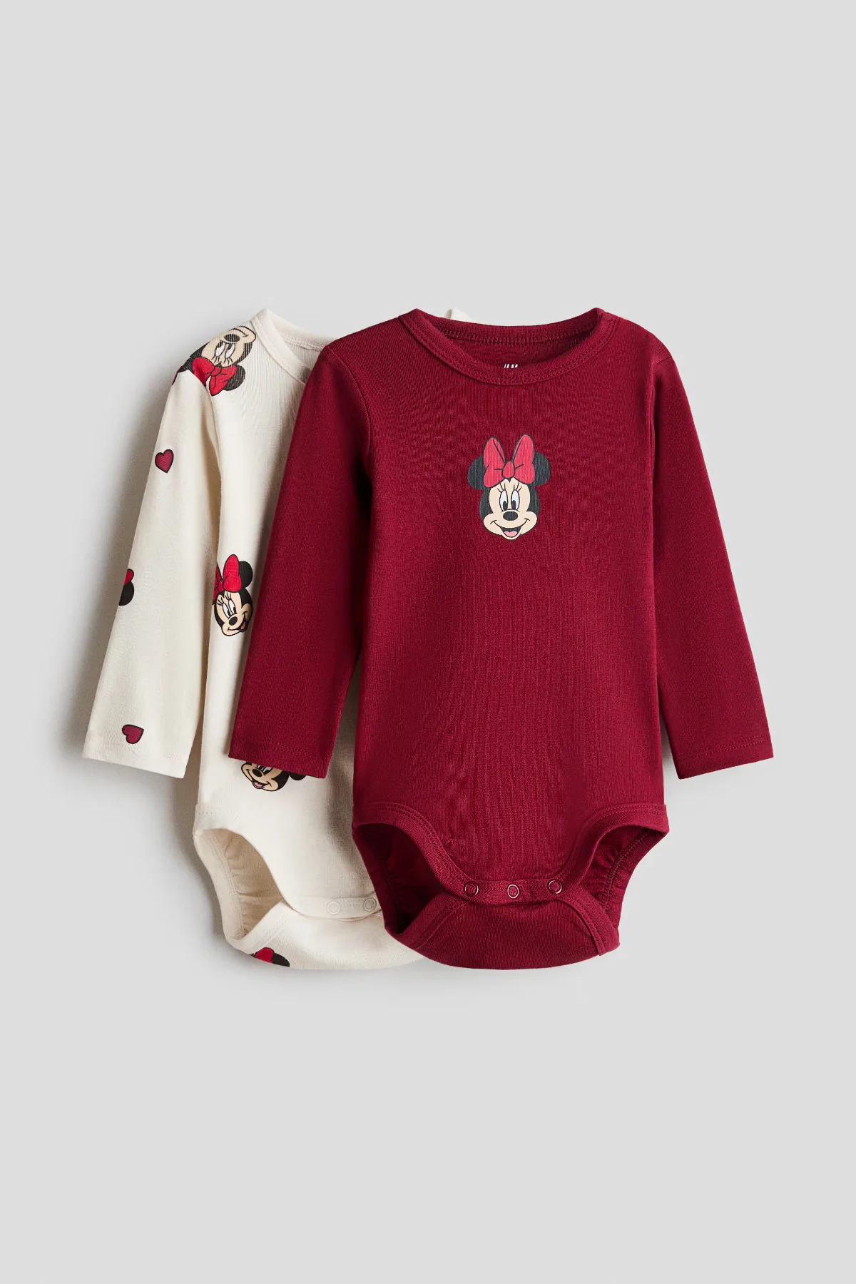 2-Pack Printed Cotton Bodysuits by H&M