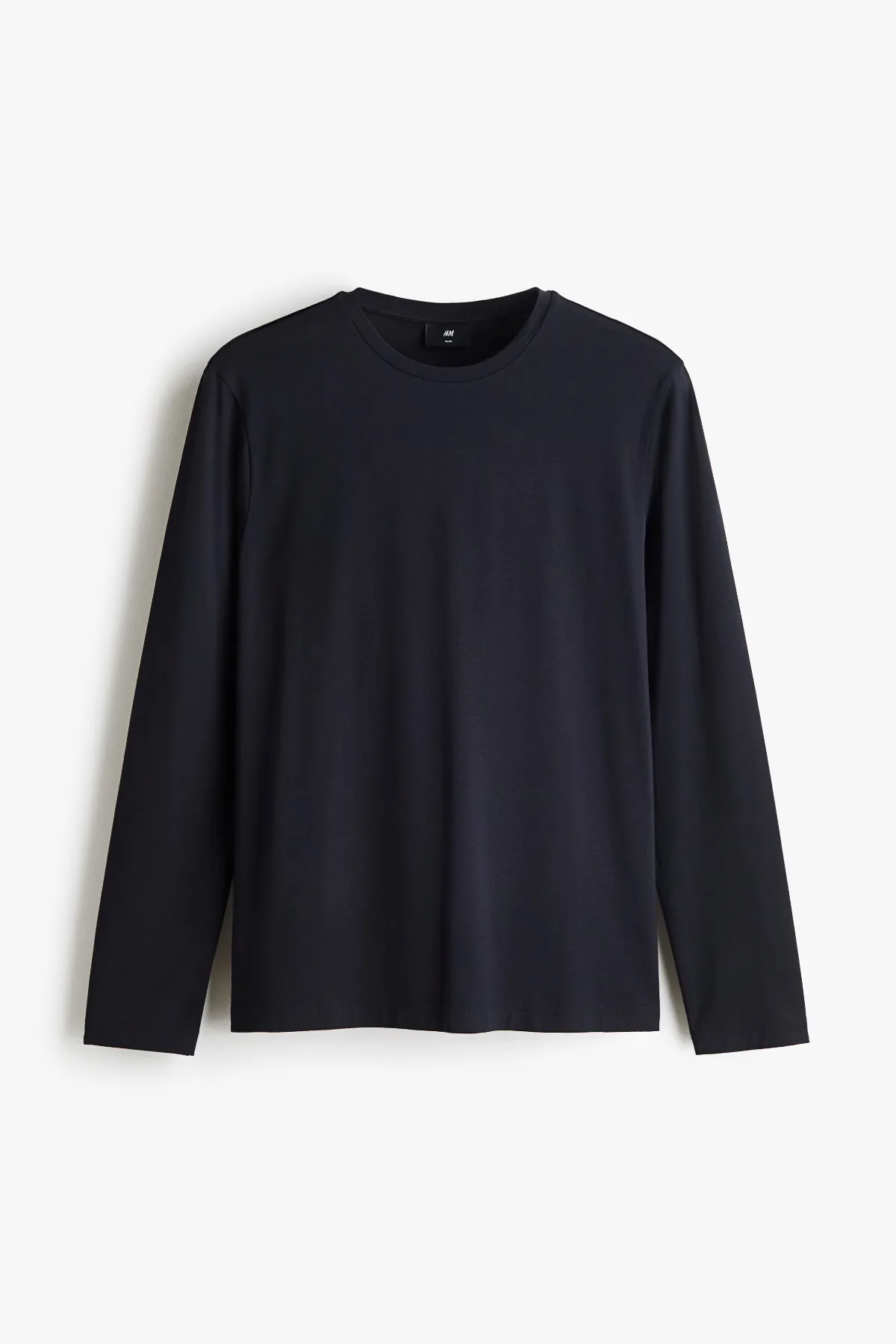 Slim-Fit Long-Sleeved Supima Cotton T-Shirt