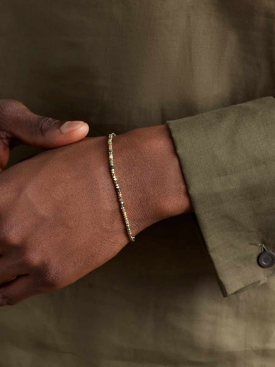 Percep 18-Karat Gold Emerald Bracelet by Maor